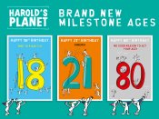 Harold's Planet Milestone Birthday Designs Harold's Planet Milestone Birthday Designs
