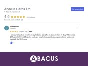 Abacus customer service promise